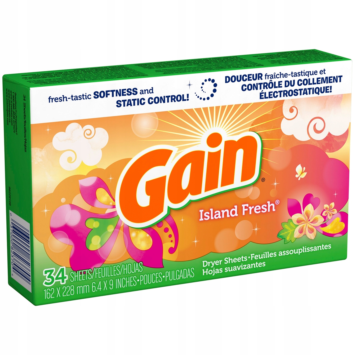 

Chusteczki Do Suszarki Gain Island Fresh 34 Szt.