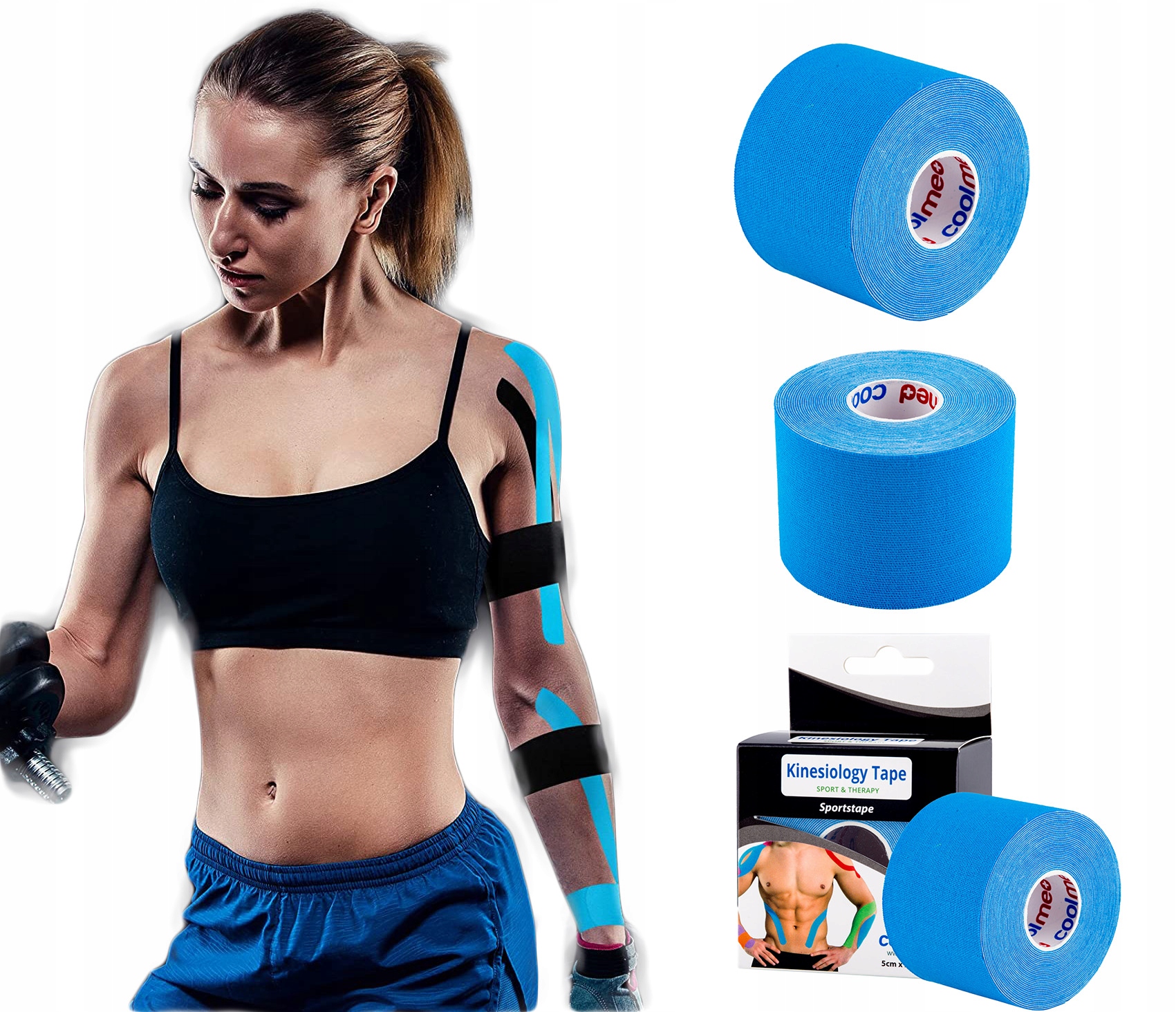 

Taśmy Medyczne sportowe Tape Tejpy Kinesiology