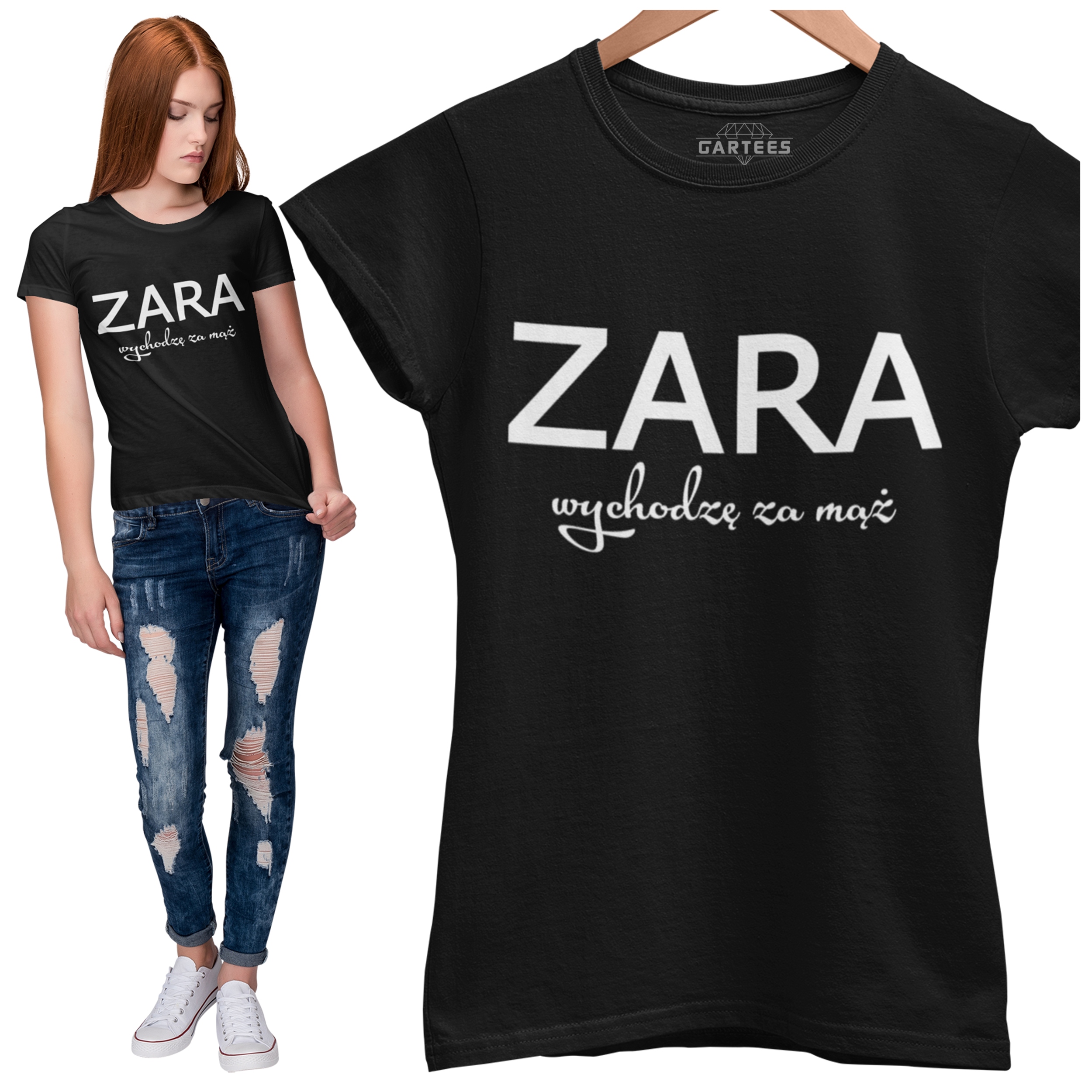 

Koszulka Panieński Zara Wychodzę Za Mąż Prezent