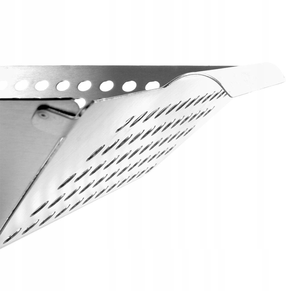 PŁYTA GRILLOWA tacka ruszt koszyk blacha grillowa stal prostokątna 46x30 cm Producent inna