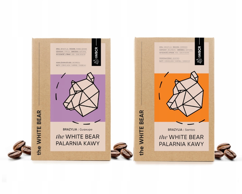 Levně Sada Káva Brazílie: Santos Brazílie: Guaxupe 2 x 1 kg