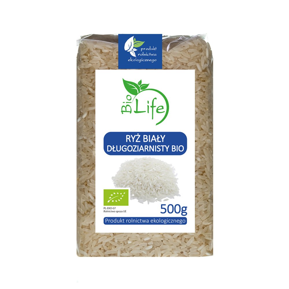 Levně 4X Biolife Rýže bílá dlouhozrnná ekologická 500 g
