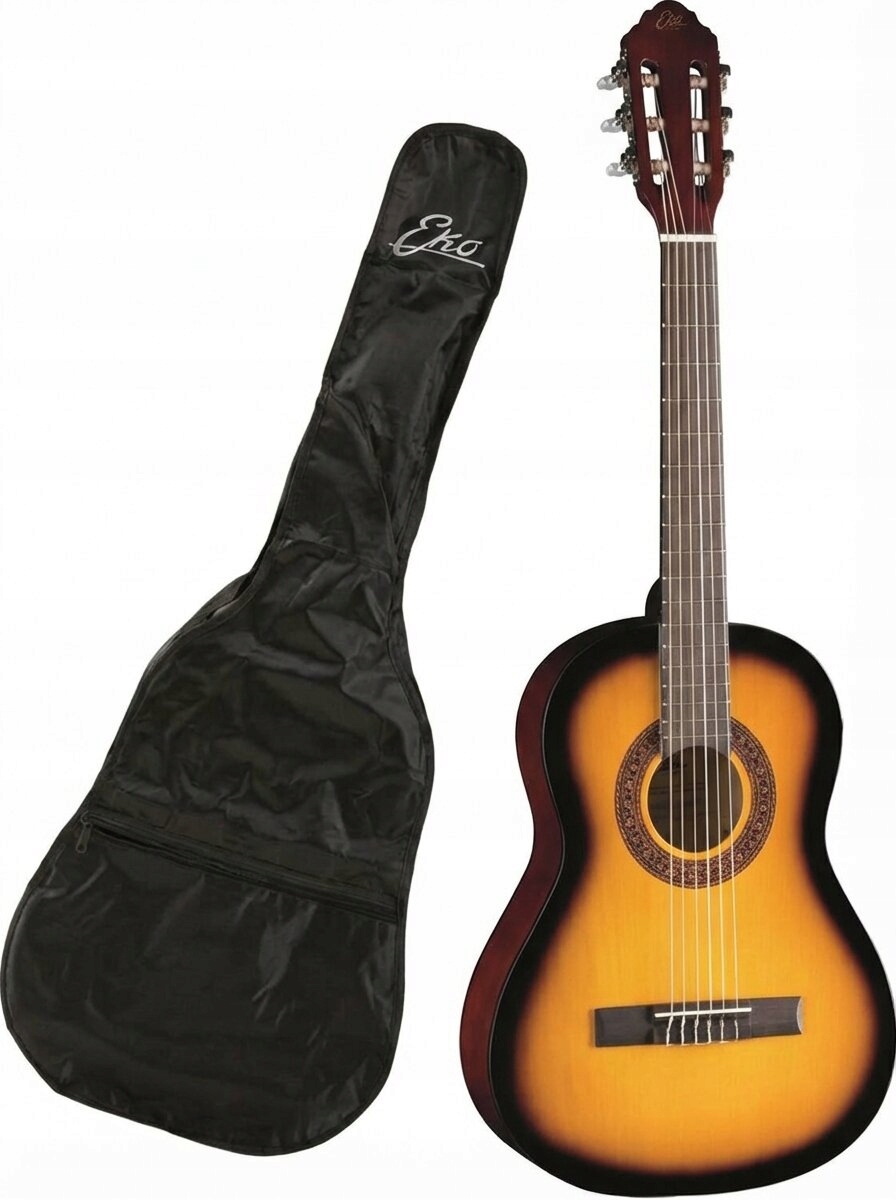 Eko CS-5 3/4 kompletní sada klasické kytary s obalem, barva sunburst