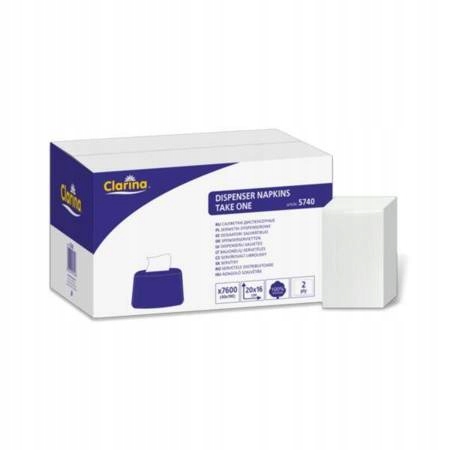 Serwetka Clarina Take One Biała 8000szt