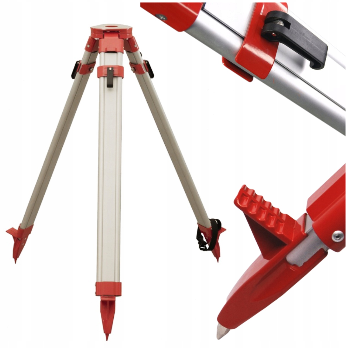 Hliníkový stativ pro optický nivelátor 83-155 cm ST140 Závit 5/8