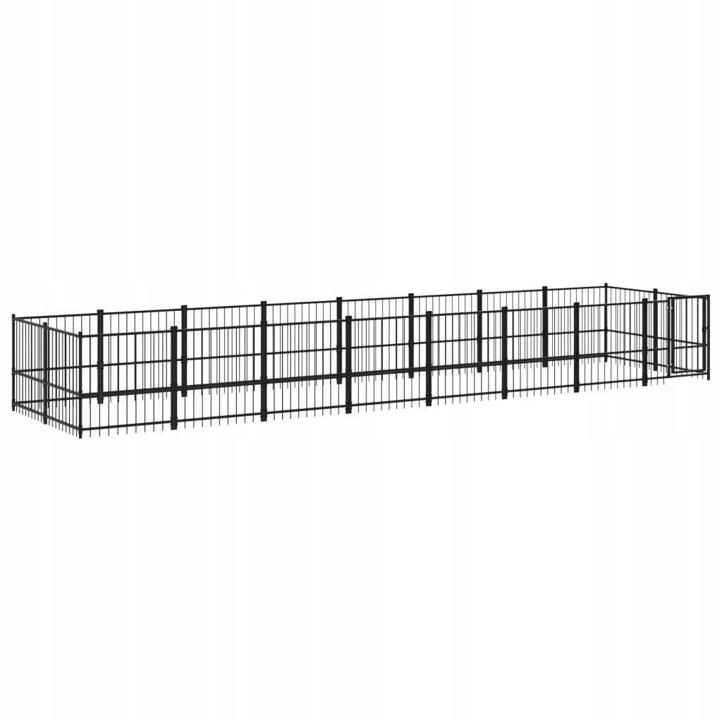 Levně Univerzální klec pro psa 776x193,5x100 cm Černá