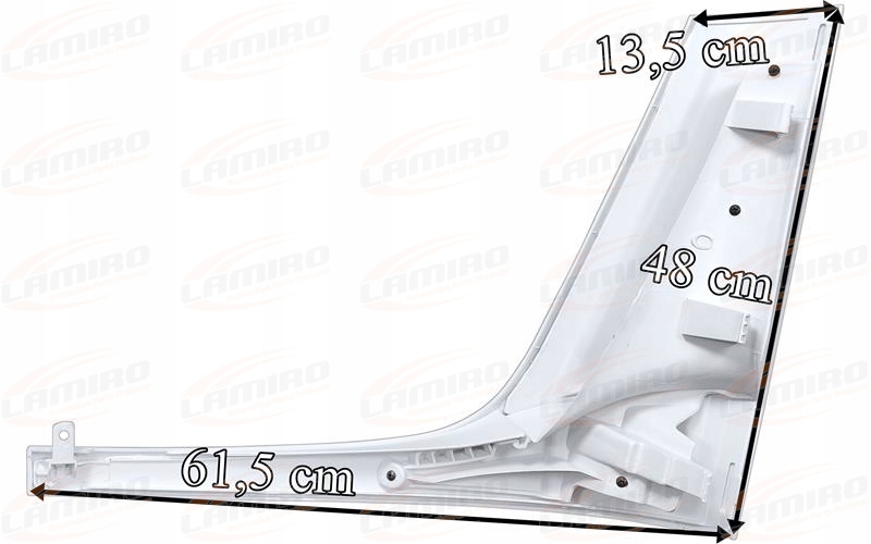 MERCEDES ACTROS MP4 MP5 RAMKA REFLEKTORA PRAWA LISTWA EAN (GTIN) 5904252012031