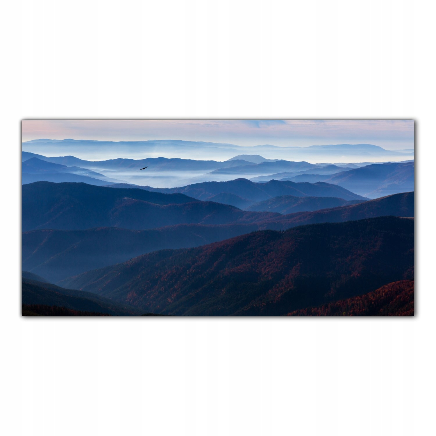 

Obraz Szklany Foto-obraz Góry Mgła Widok 120x60