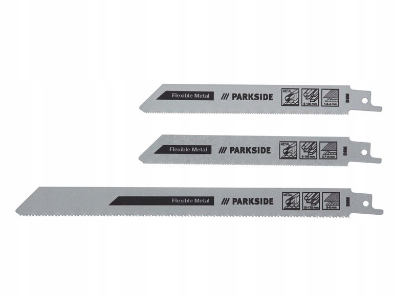 

Parkside brzeszczoty lisi ogon bi metal 3 szt