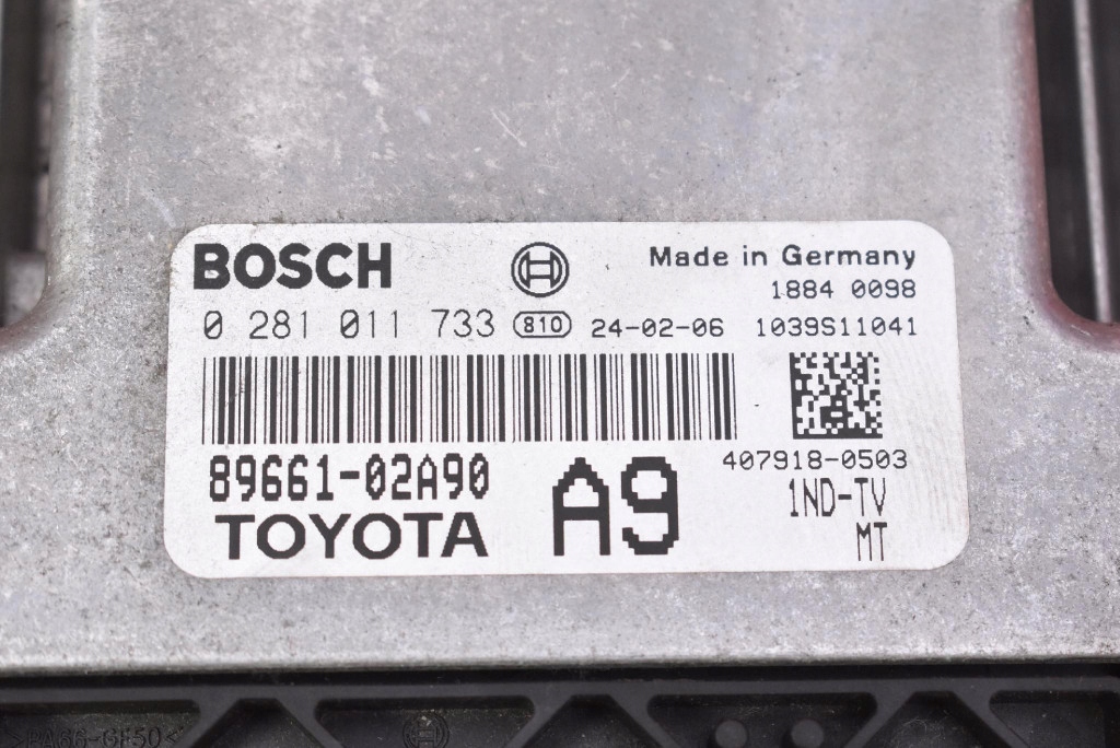 control unit computer of the engine 89661-02A90 TOYOTA COROLLA IX E12 1.4 D-4D 90 KM