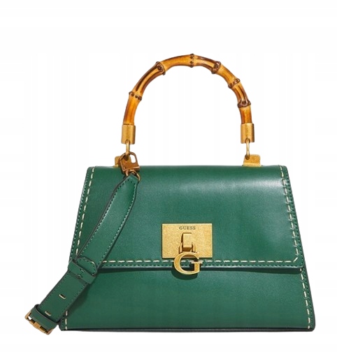 Guess Zelená Klasická Taška S Bambusovou Rukojetí One G_a