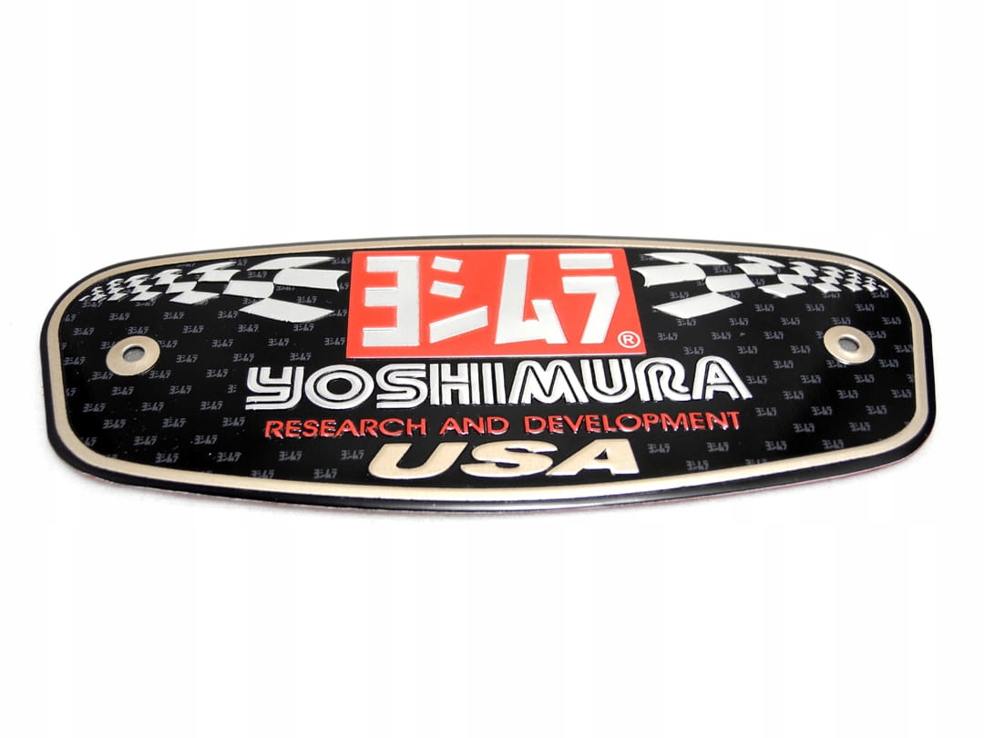 Emblemat Alu Yoshimura Naklejka Wydech Tłumik