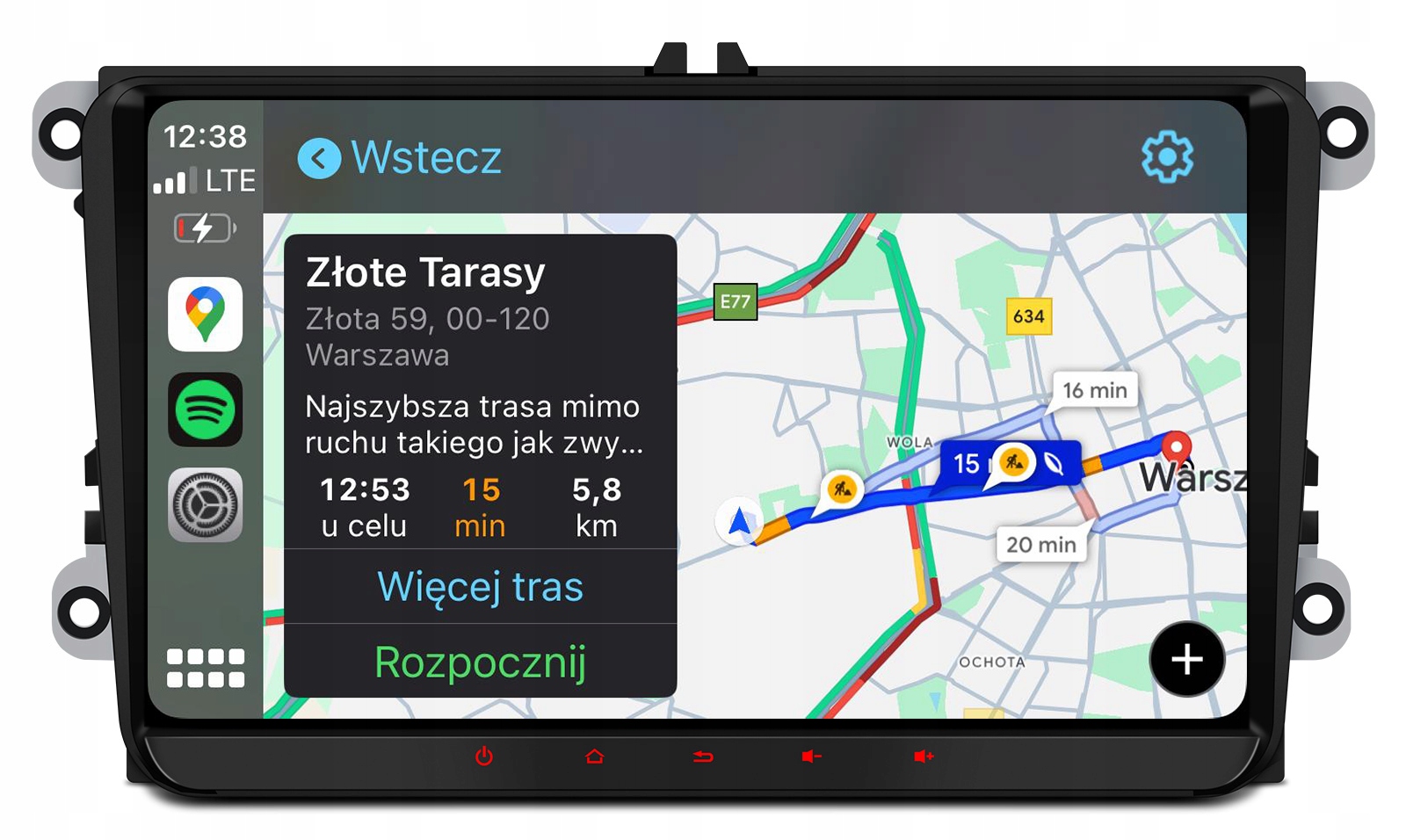 Vw Skoda Seat Radio Navigace Android M800S 8GB/256GB UIS7862S Carplay