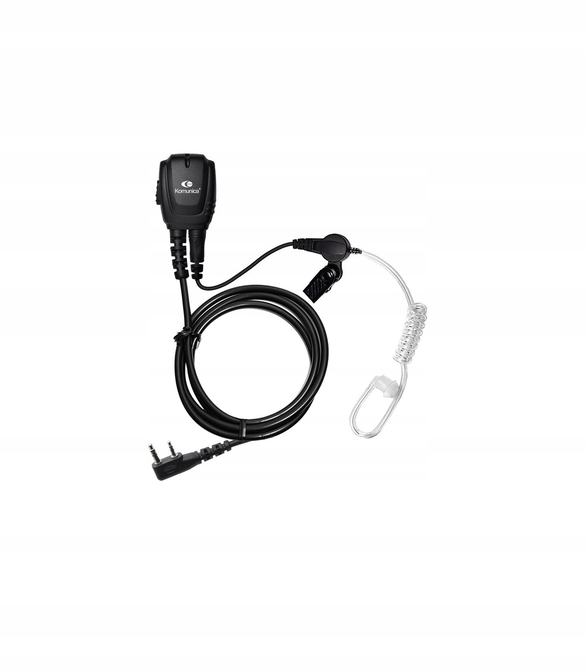 Komunica PWR-2302-TUB mikrofonosłuchawka z fonowodem wtyk 2-pin Kenwood