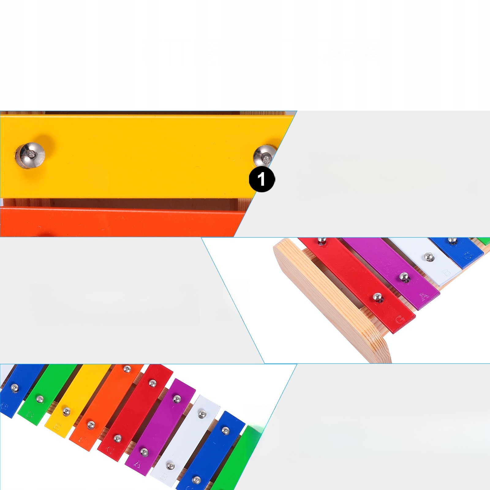 15 NOTATEK ZABAWKI PERKUSYJNE DLA MAŁYCH DZIECI Marka bez marki