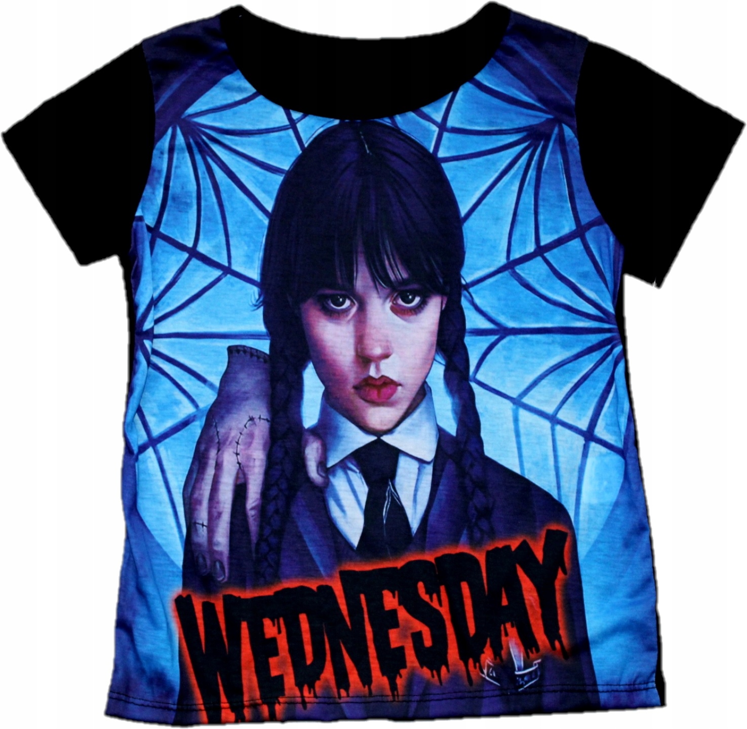 

Wednesday Addams włoska bluzka serial 134-140/9-10