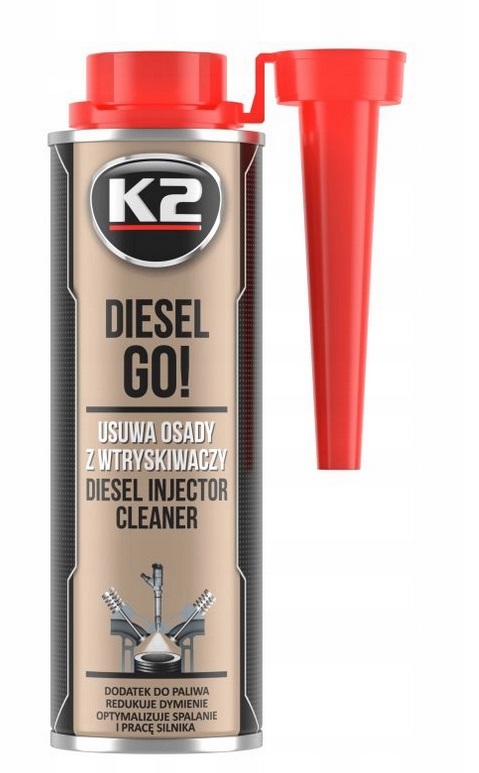 

K2 Diesel Go! Czyści Wtryskiwacze 250ML
