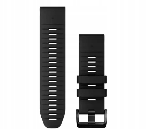 Pasek silikonowy do zegarka Garmin QuickFit 26 o obwodzie 127-210 mm Czarny
