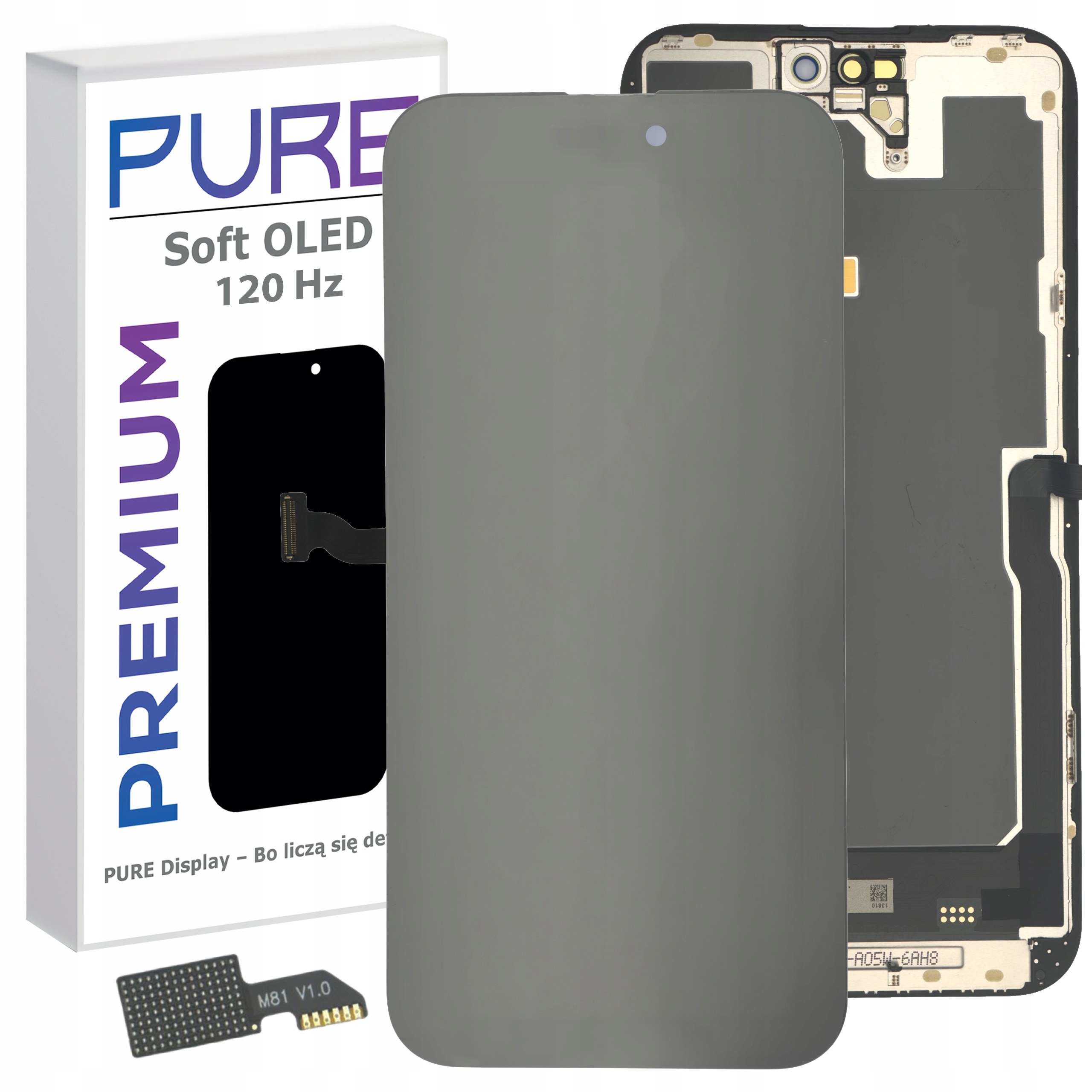 Pure LCD displej pro Apple iPhone 14 Pro Max Soft Oled 120Hz Fhd IC