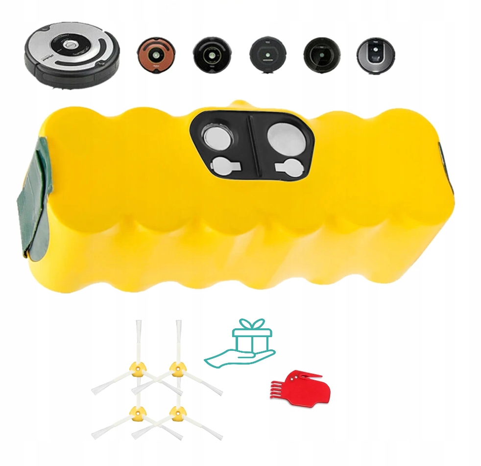 Baterie 5Ah iROBOT Roomba Serie 500 600 700 800 Ni-mh Akumulátor 5000 mAh