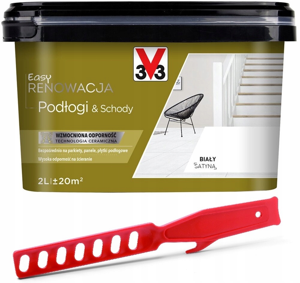 

Farba Renowacyjna Do Płytek Podłoga 2L V33 Biała