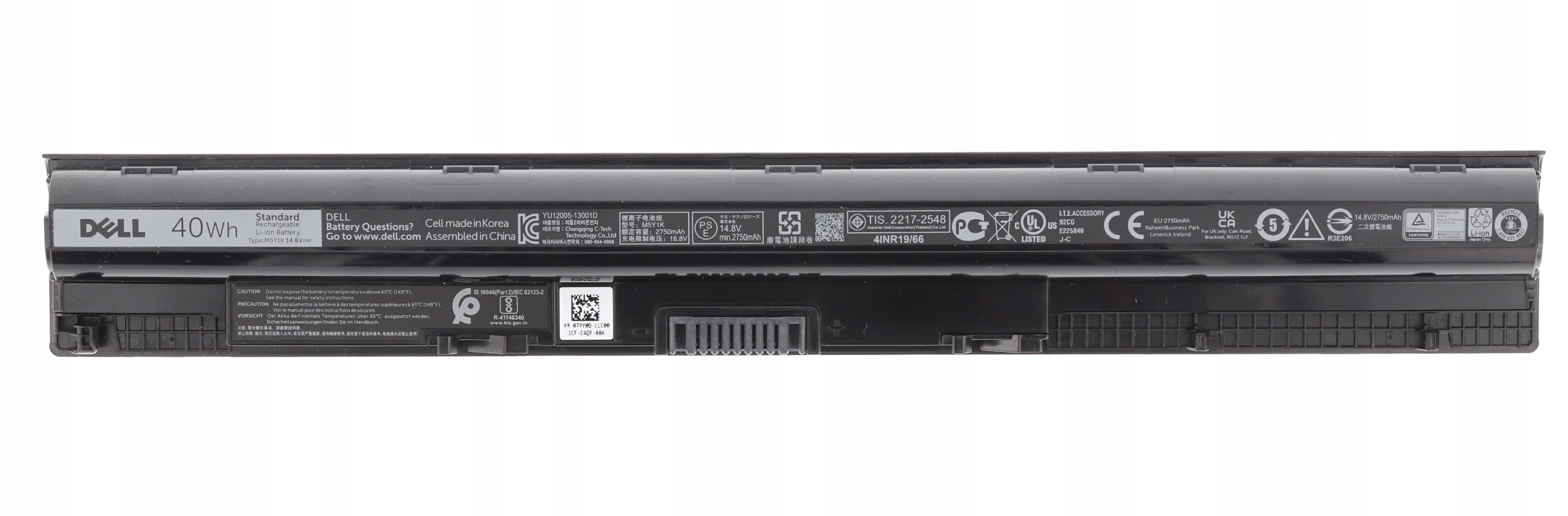 Oryginalna Bateria Dell 40Wh 4C Type: M5Y1K VN3N0 07G07 991XP 78V9D