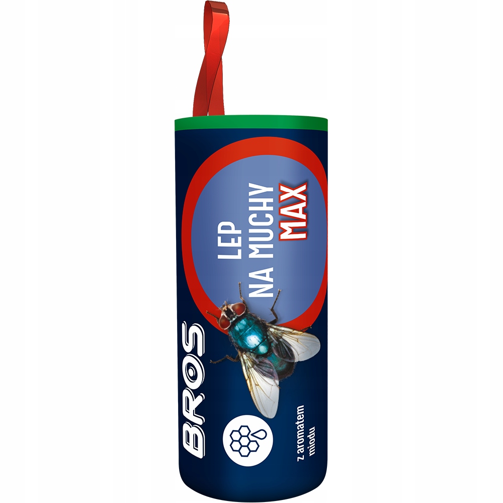 Lep Na Muchy Bros Aromat Miodu Okrągły Max mocny klej odporny 100 szt.