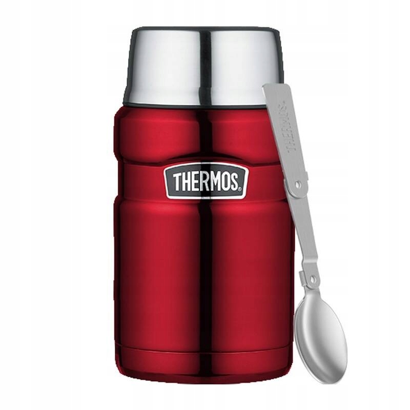 Termos obiadowy lunch box pojemnik termiczny łyżka kubek stal Thermos 0,7 l