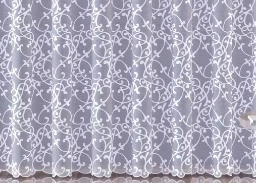 Mg Záclona 619/106 Bílá 350x250 cm hotová obšitá polský Bt