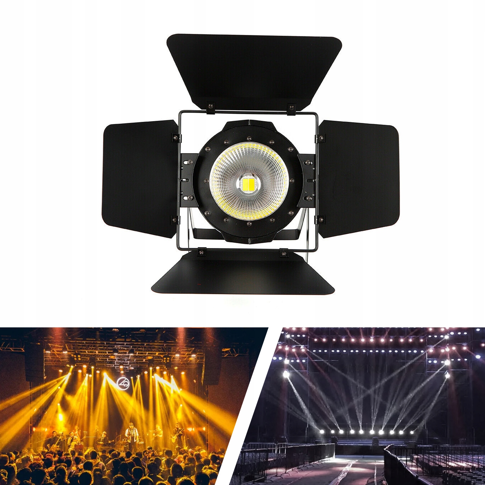 200W COB Stage Light, 180° COB Par Light, 22cm Stage Par Light, 110-220V,