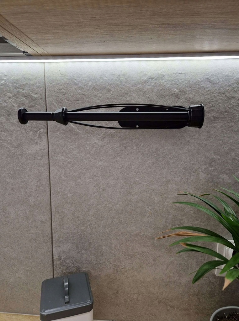 UCHWYT WIESZAK NA RĘCZNIK PAPIEROWY KUCHENNY CZARNY MAT LOFT MATOWY LOFTOWY Marka bez marki