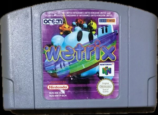 Wetrix Nintendo 64 pudełkowa