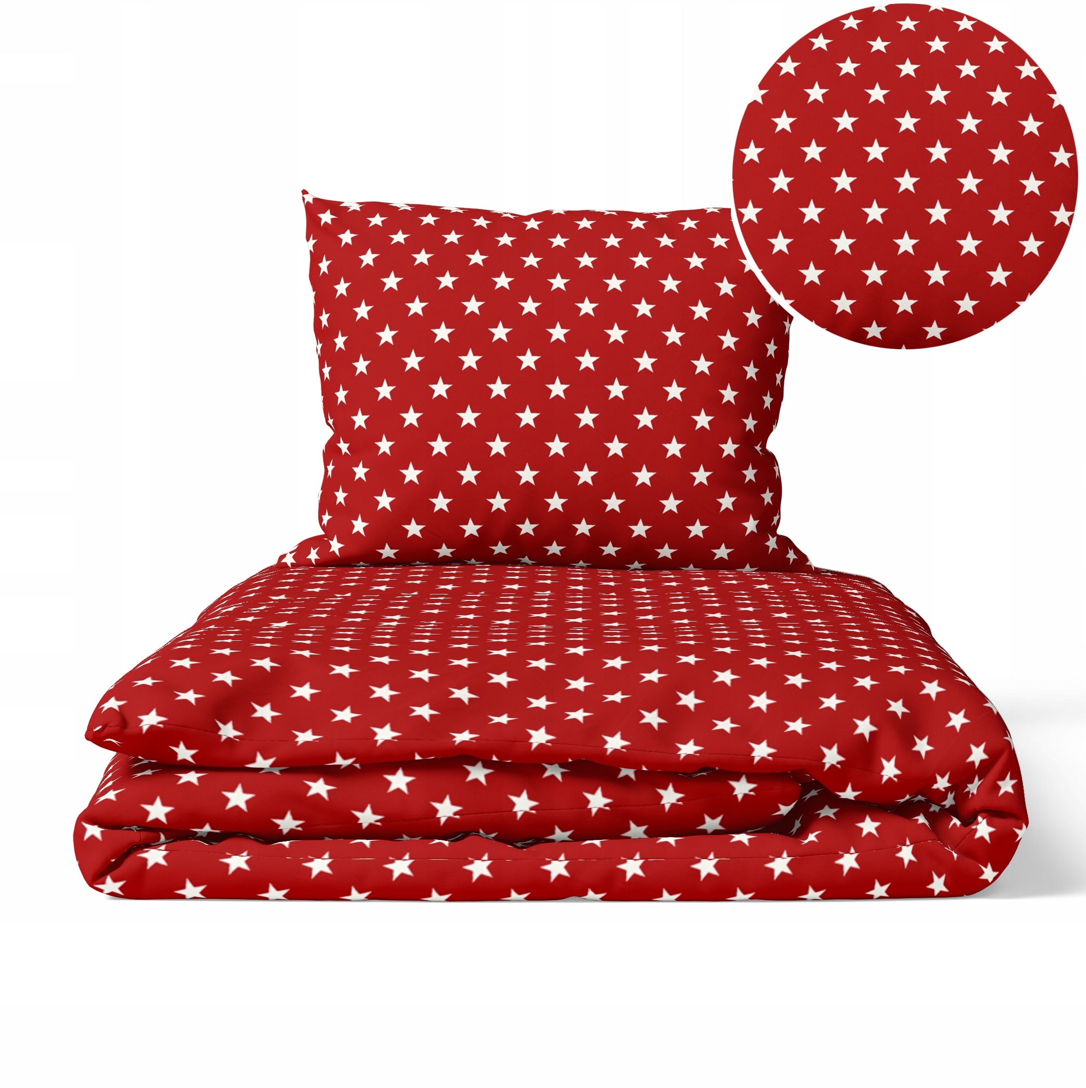 Hotelové Povlečení 160x200 cm 2xPOVLEČENÍ 70x80 Sada Povlečení Hvězdičky c