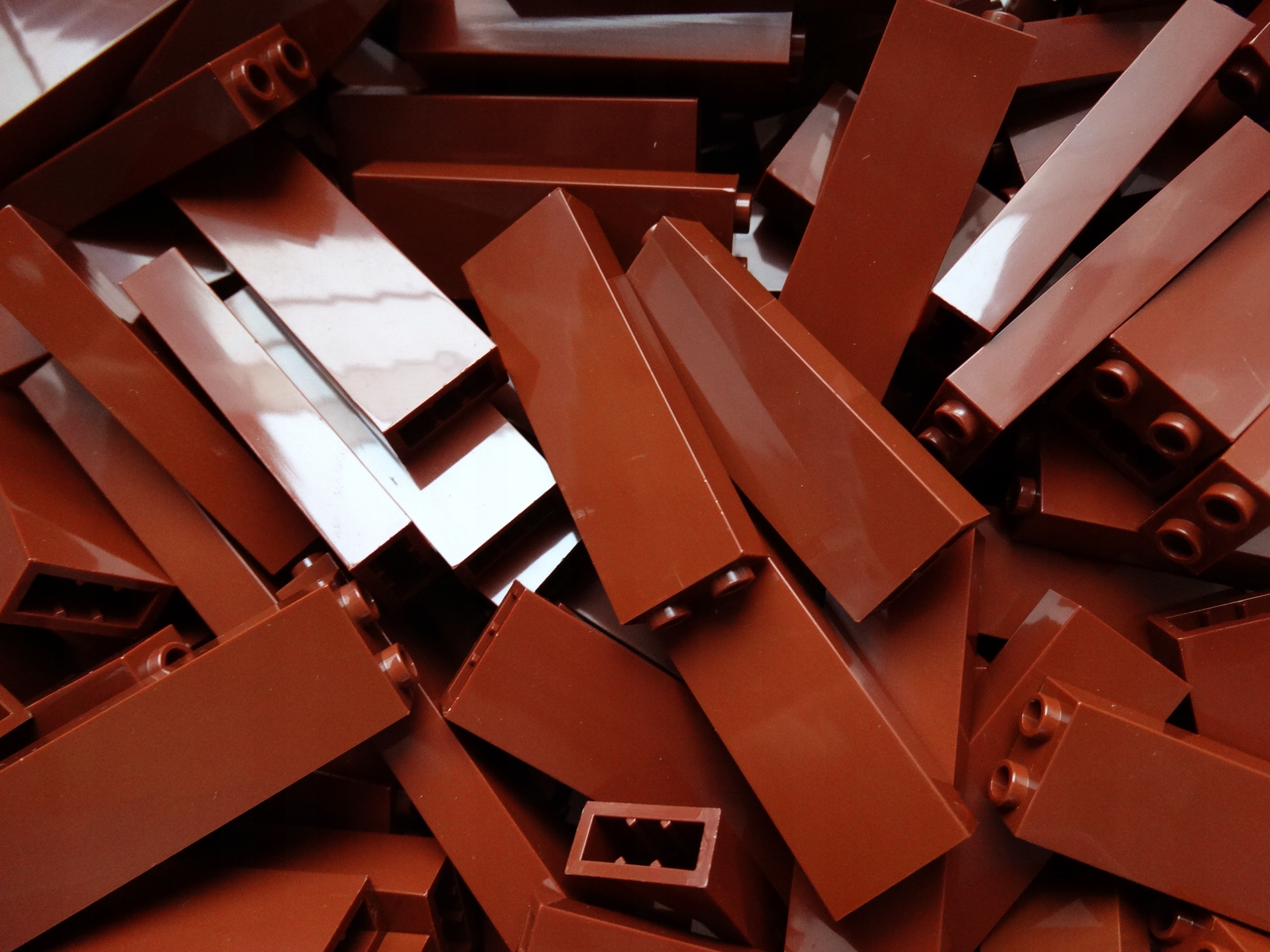 

Lego 46212 brick panel 1x2x5 Reddish Brown 4 szt