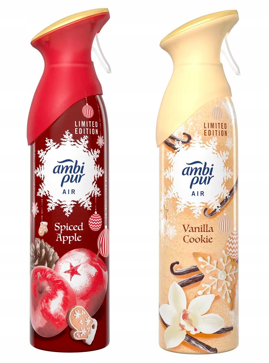 AMBI PUR ZESTAW ZAPACHÓW ŚWIĄTECZNYCH SPRAY 2x300m