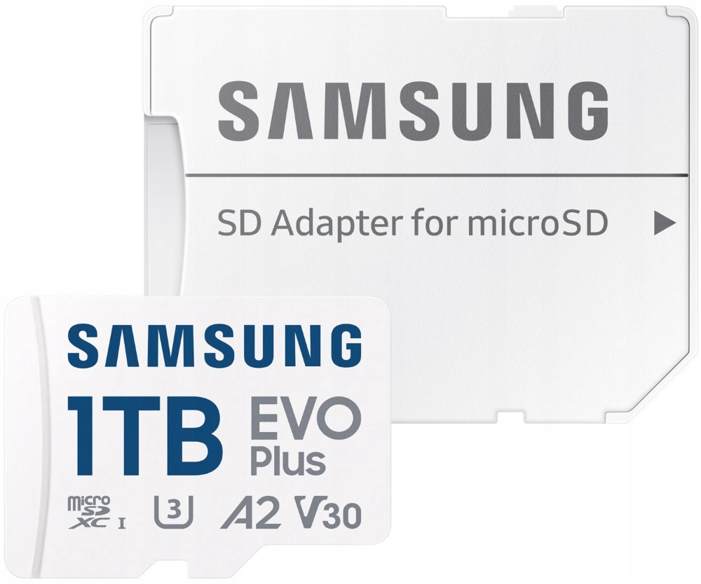 Samsung Evo Plus 2024 MicroSDXC 1TB Sd Adaptér CL10 Uhs-i U3 A2 V30