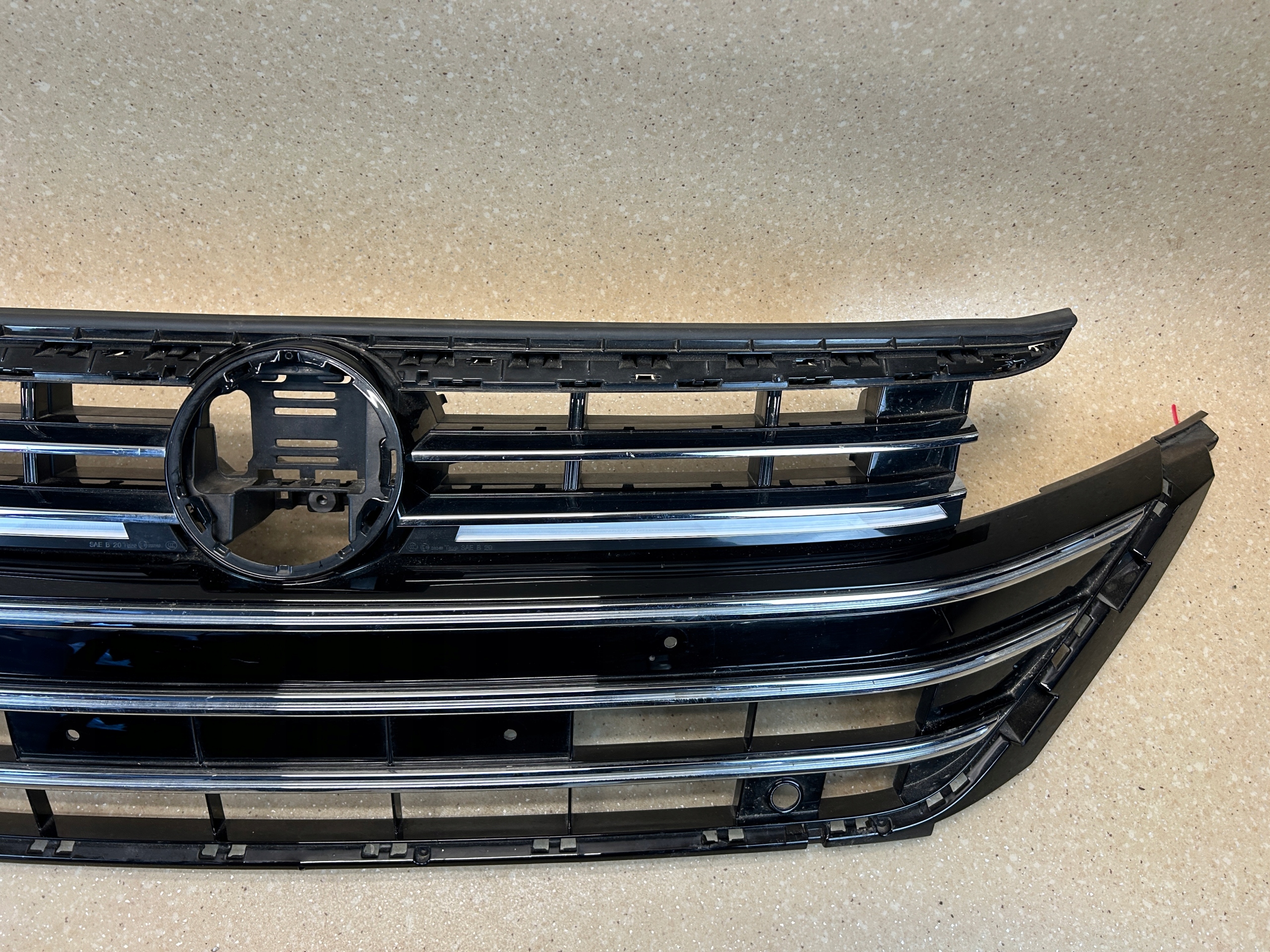 VW Arteon 3H Kühlergrill FRONTGRILL Kühlergitter 3G8853651BL - Thumbnail 5