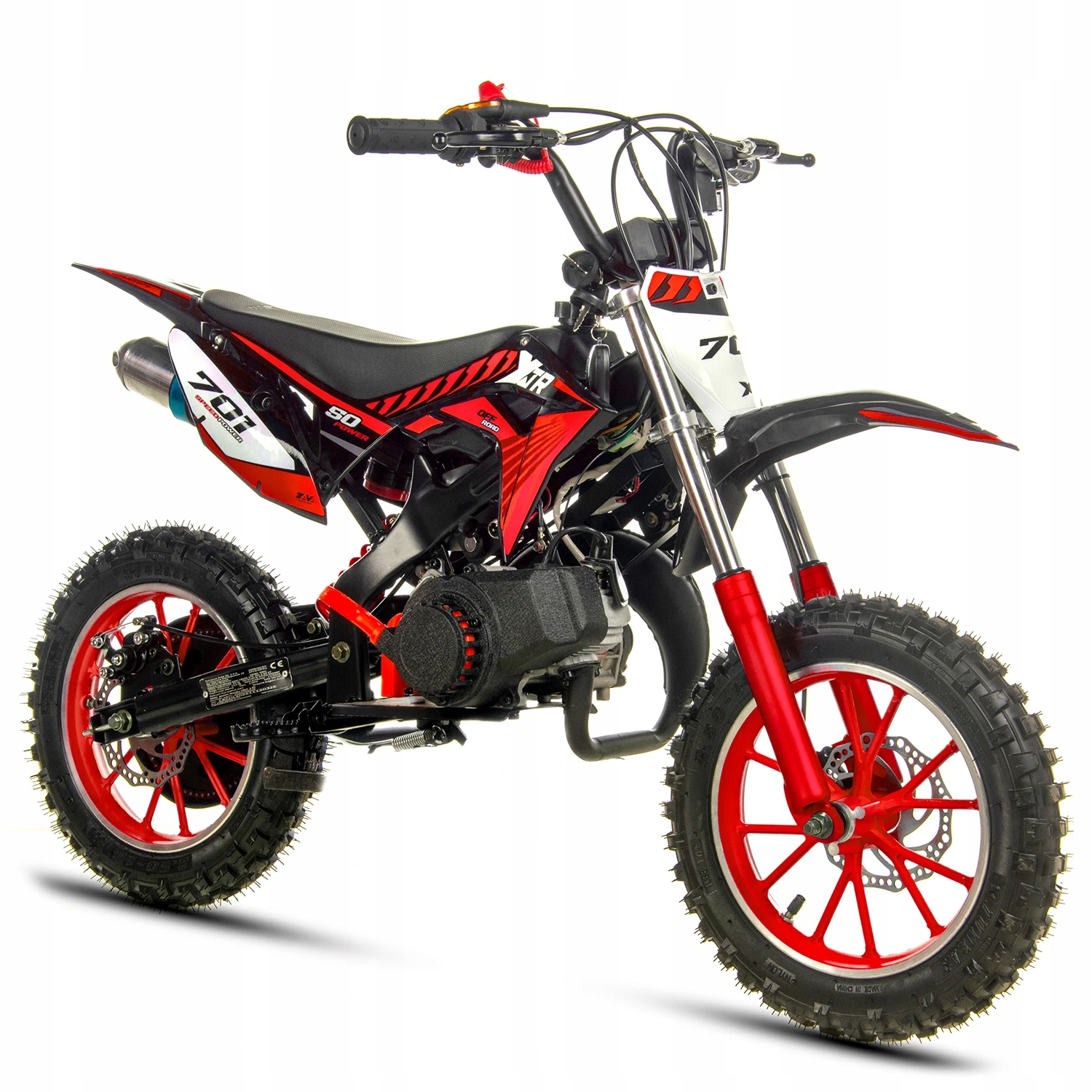 Mini Cross Motor Dla Dzieci Xtr 701 E-start Rozrusznik Elektryczny Pilot