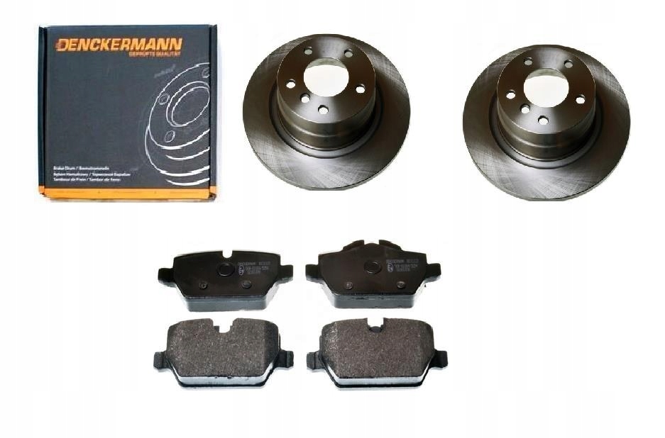 Kotouče Bmw 1 E81 E82 E87 E88 Zadní 296MM Sada