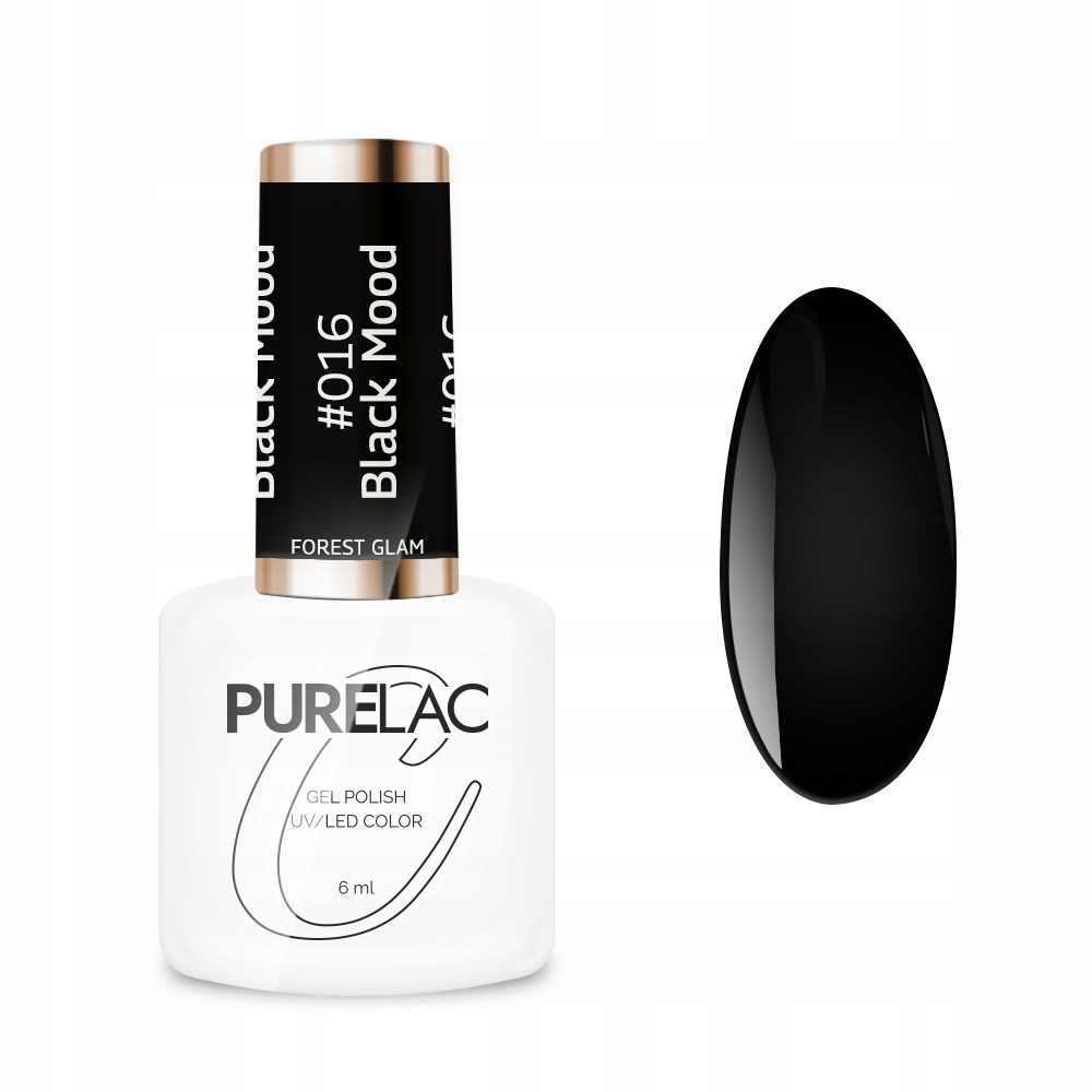

Purelac Lakier Hybrydowy 6 ml #016 Black Mood