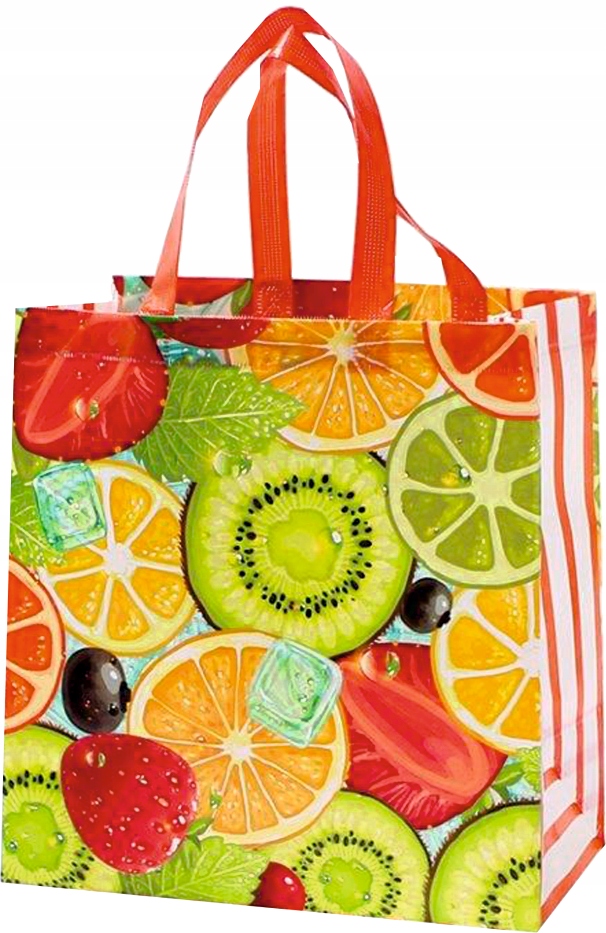OWOCE SIATKA TORBA NA ZAKUPY SHOPPERBAG WOREK