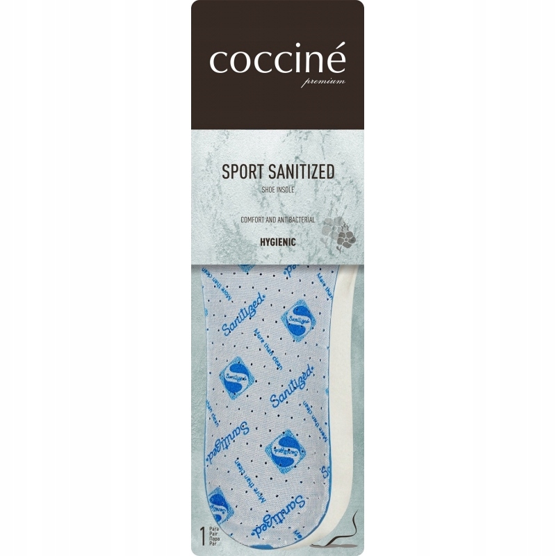 

Coccine Wkładki Antybakteryjne Sportowe Buty r. 45