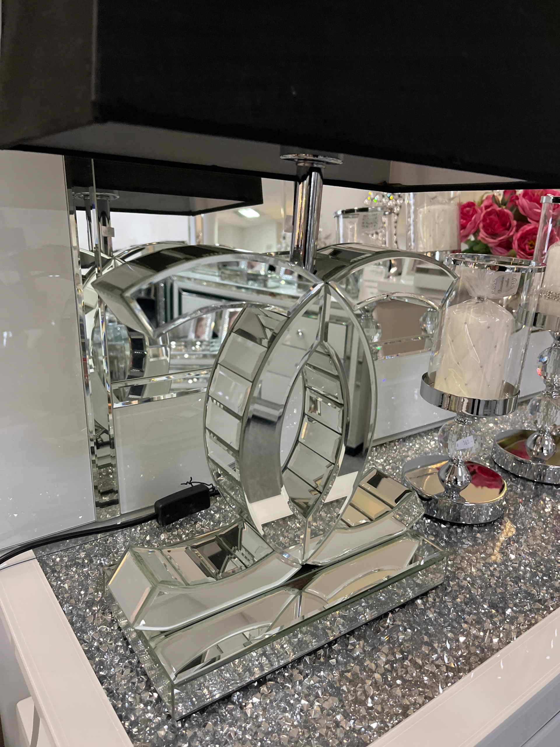 Lampa Stołowa Lustrzana Glamour Kod producenta 400