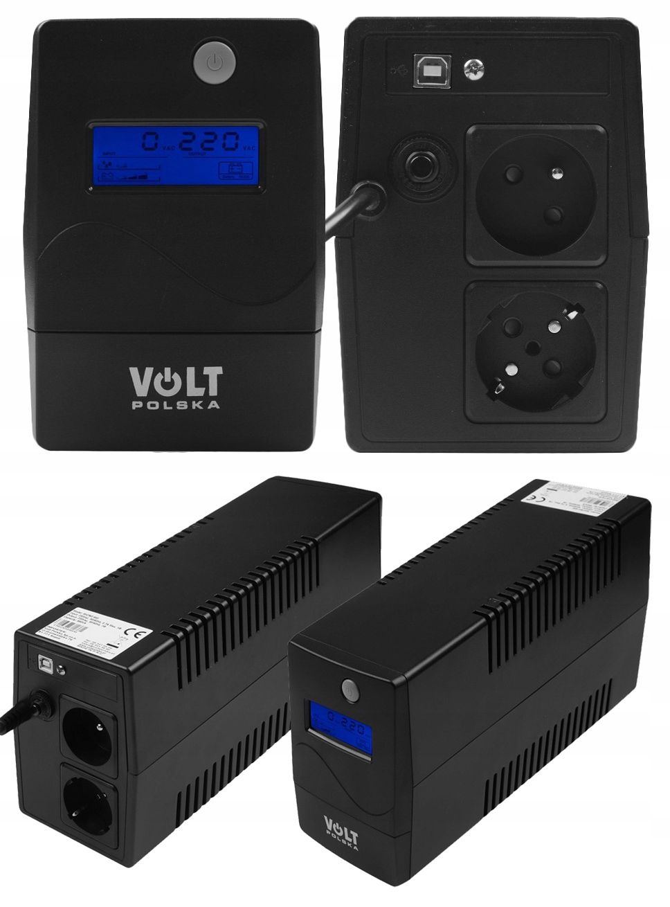 LED UPS, 1000VA 600W 9AH MICRO