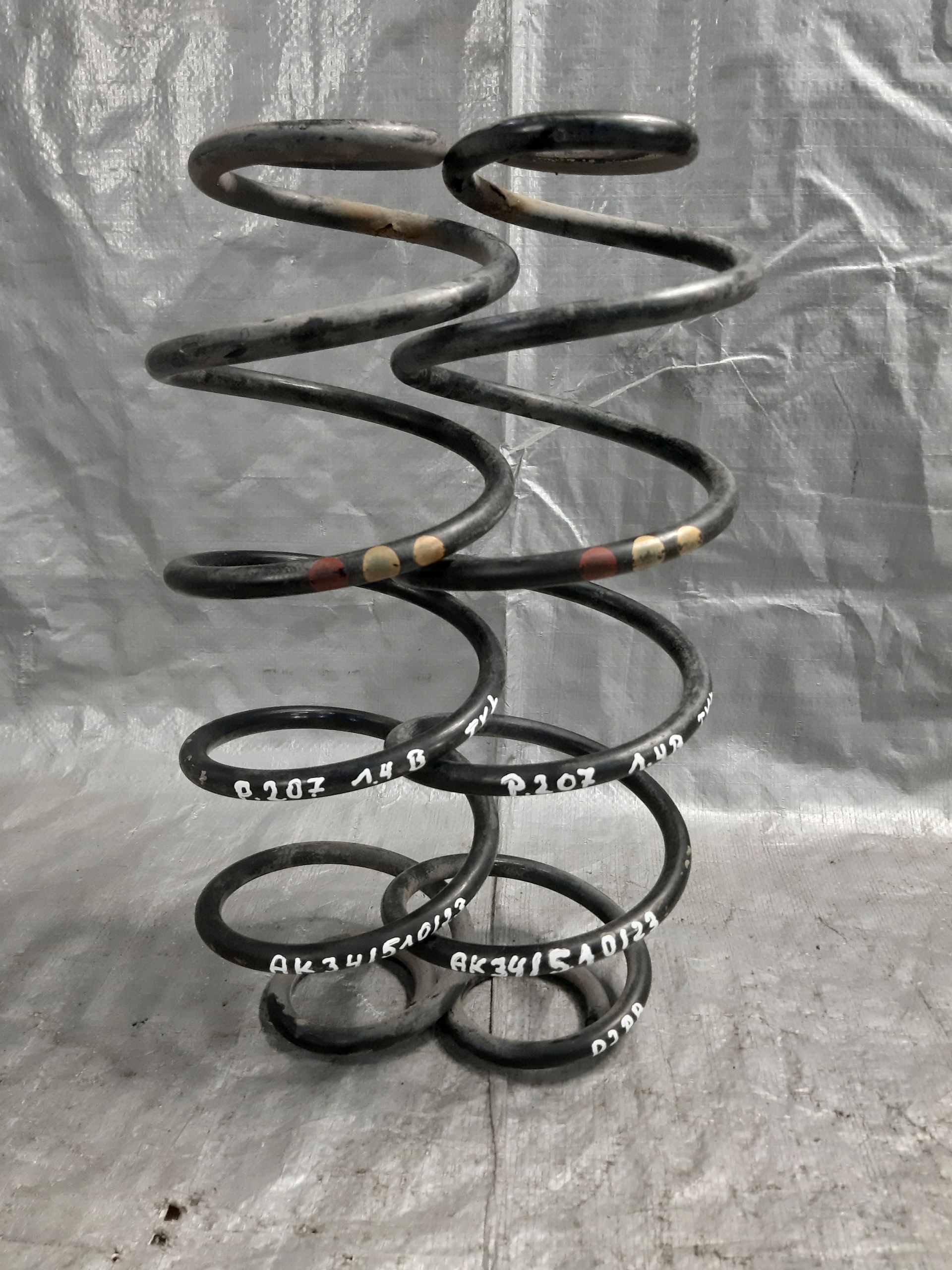 springs springing rear part 2X PEUGEOT 207 1.4B HB
