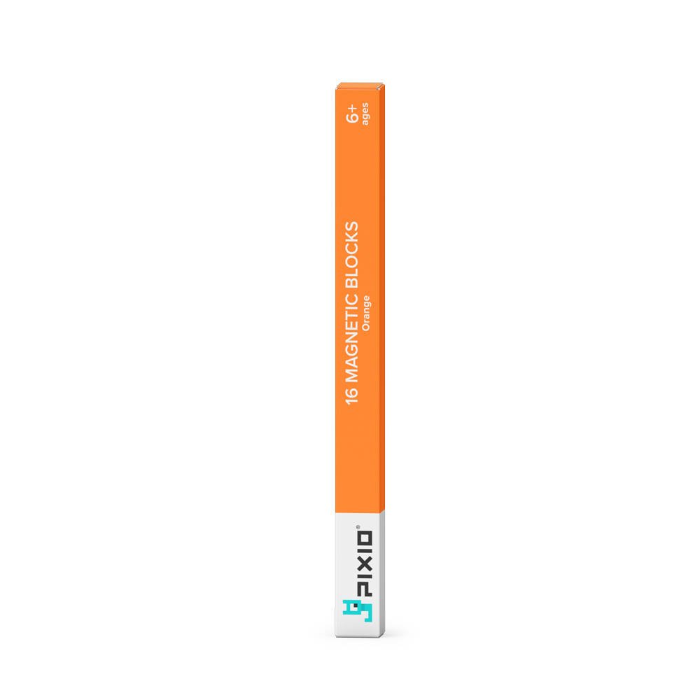 

Klocki Magnetyczne Pixio 16 Orange Color Pomarańcz