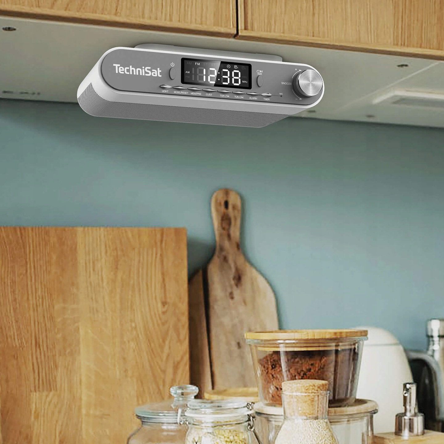 TECHNISAT RADIO KUCHENNE PODWIESZANE PODSZAFKOWE BLUETOOTH FM LAMPKA LED Radio FM