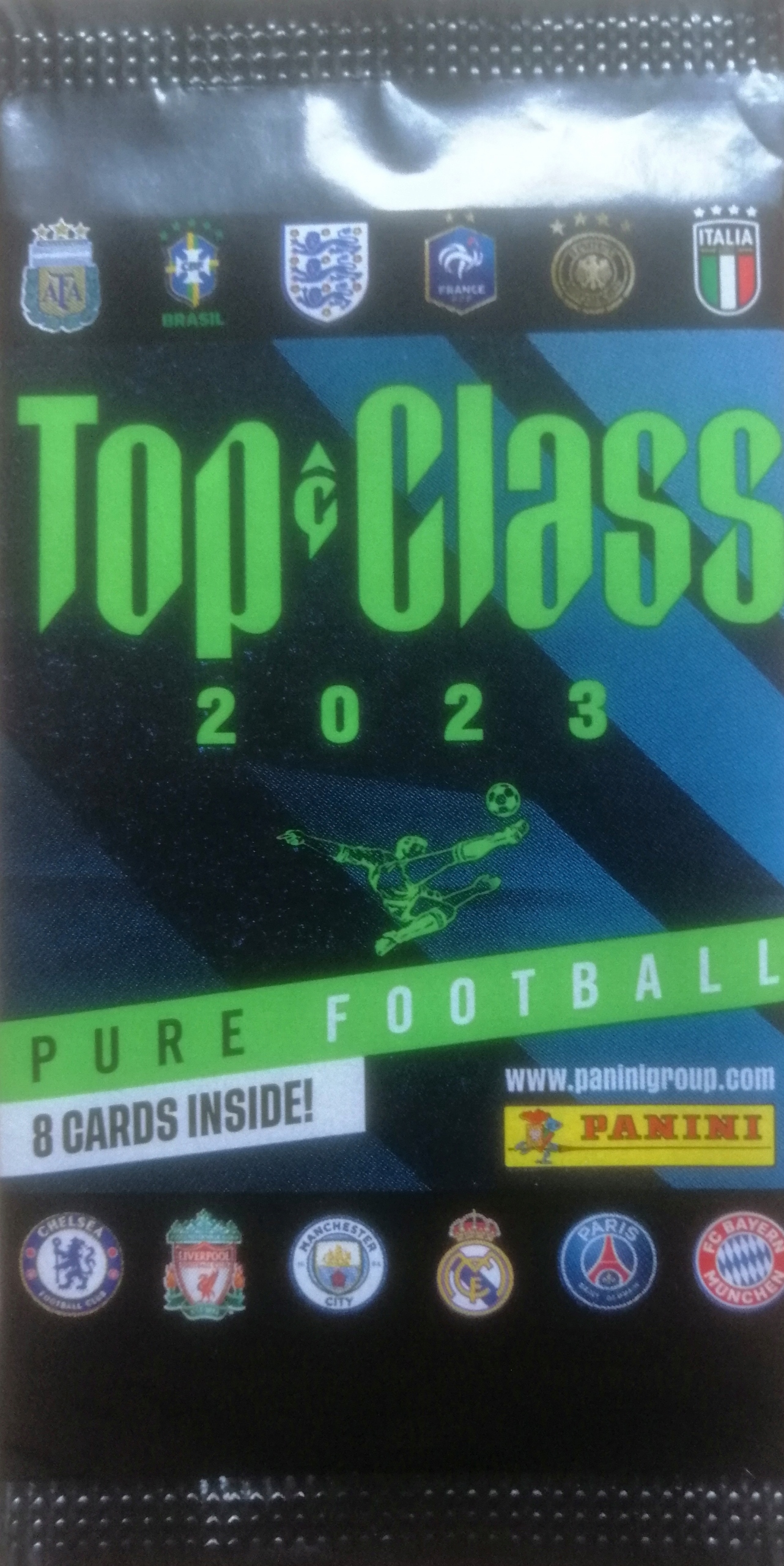 

Panini Top Class 2023 Saszetka 8 Kart Piłkarskich