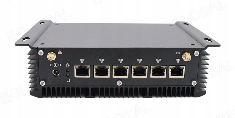 Przemysłowy mini PC G7 6xRJ45 LAN HDMI Router Seria Intel Core i5