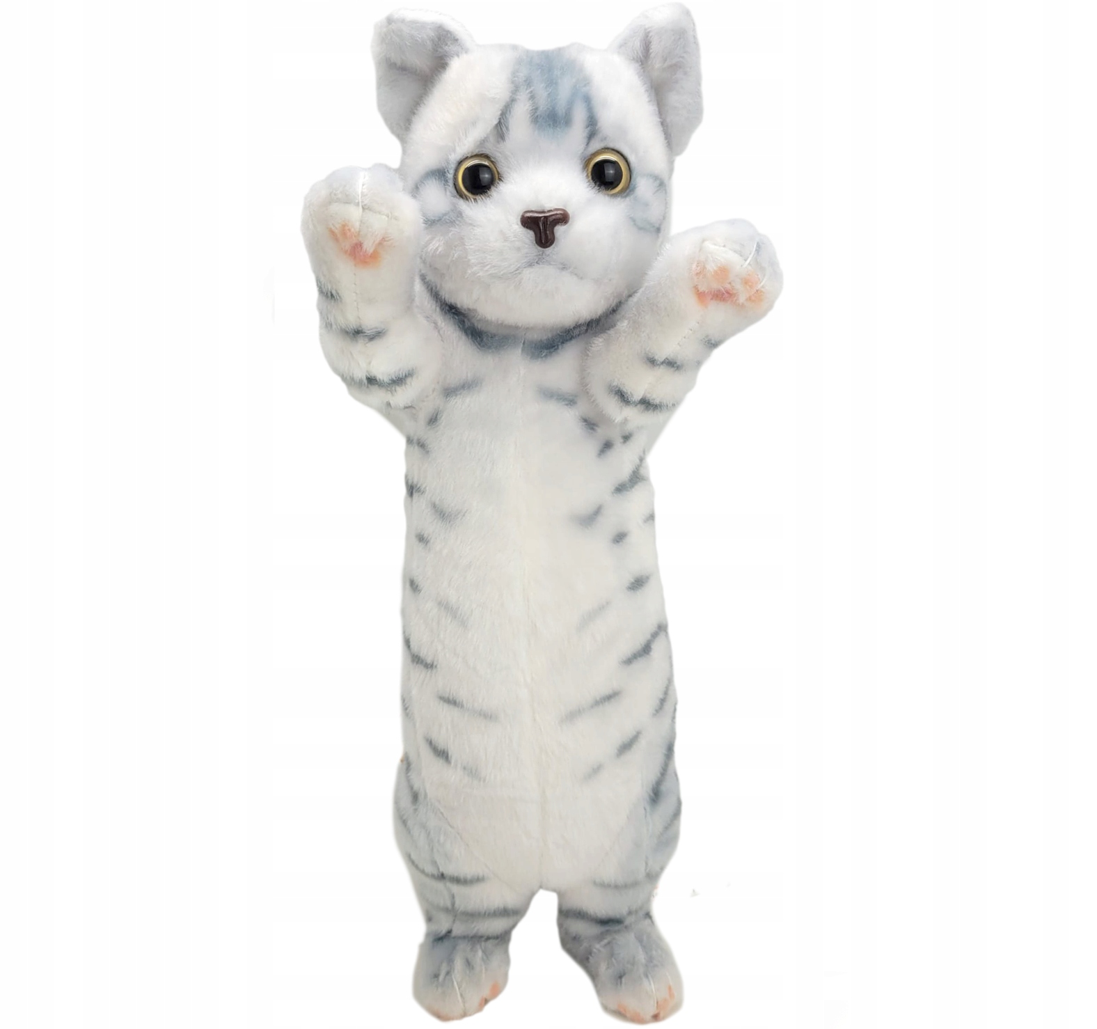 

Długi Kotek kot Maskotka Pluszak Jak Żywy Pluszowy